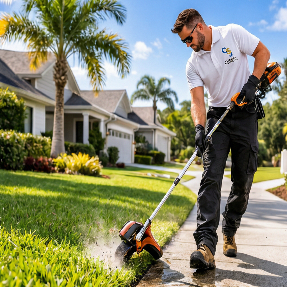 Lawn Care - Edging lawn care edging